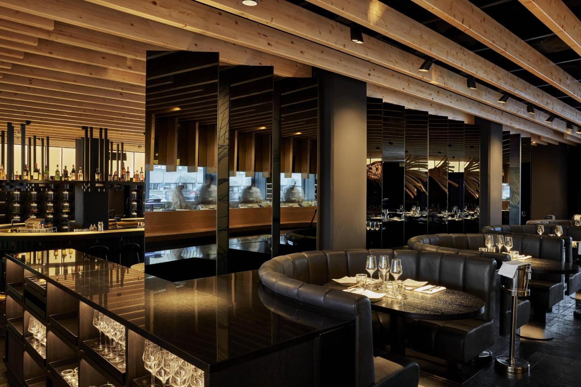 Roomers Munich, Autograph Collection Екстериор снимка Interior of the restaurant